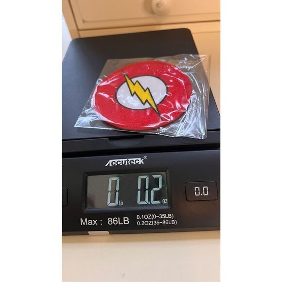 Justice League DC Comics The Flash Appliqué Sew On Patch Black Red - Picture 5 of 6